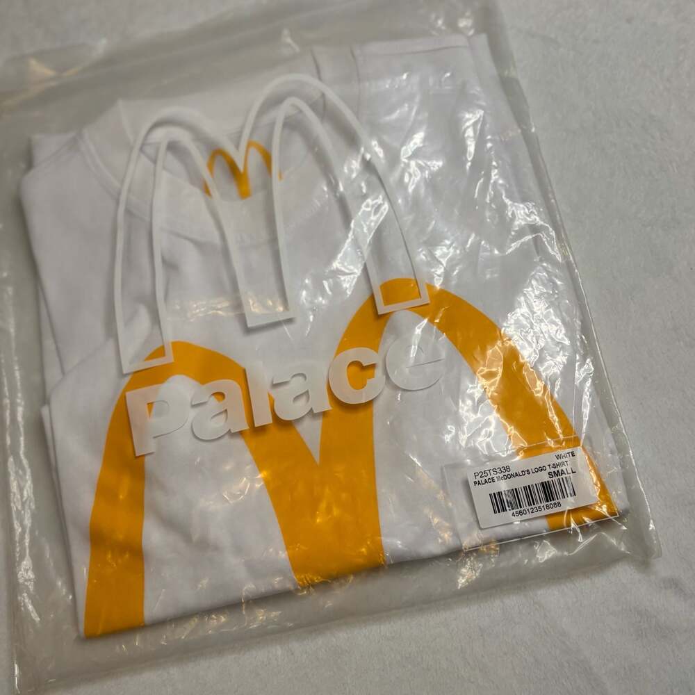 NEW 2023 Palace Skateboards X McDonalds Collab Logo White Large